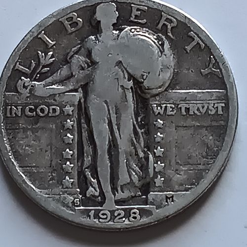 1928-S Standing Liberty Quarter Dollar