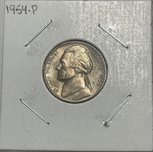 1954-P Jefferson Nickel