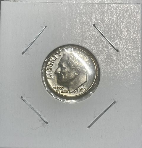 1980-D Roosevelt Dime