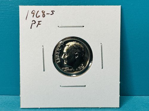 1968-S Proof Roosevelt Dime