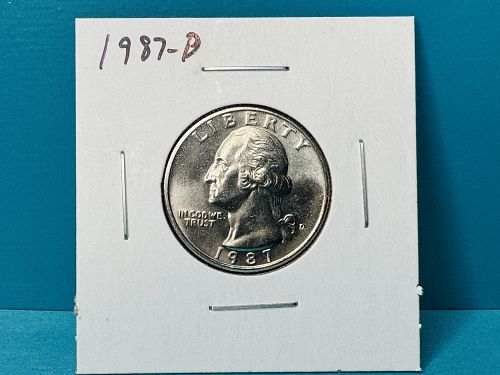 1987-D Washington Quarter
