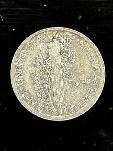 1937-S 90% Silver Mercury Dime