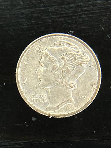1939-D 90% Silver Mercury Dime
