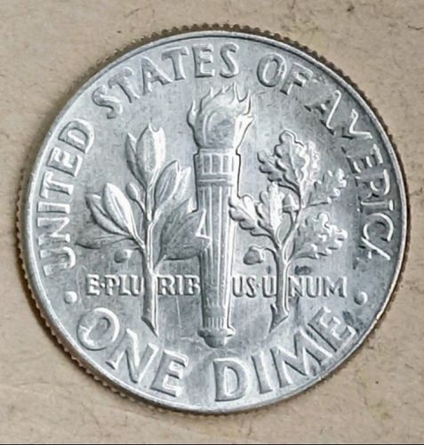 1964 Roosevelt Dime • .900 Silver • Full Luster • GEM BU  *ah646