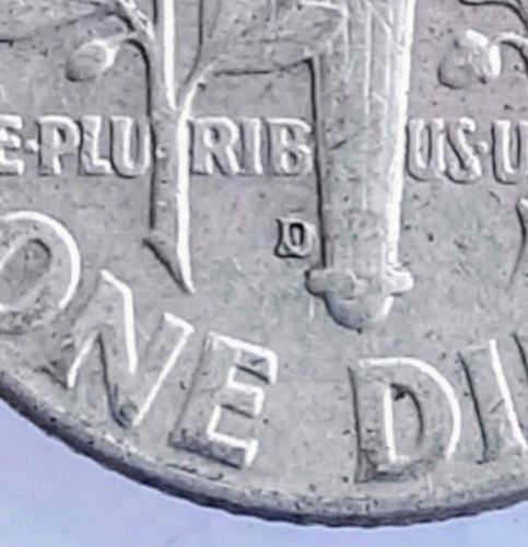 1964 D Roosevelt Dime • D/D RPM Variety • .900 Silver • AU  *ah645