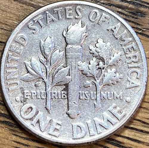 1955 Roosevelt dime in EXTREMELY FINE condition key date lowest minted of the series