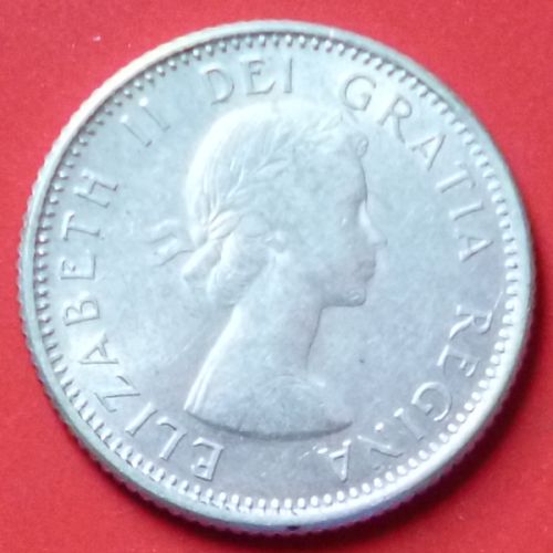 Canada 10 Cents 1959 KM# 51 Silver
