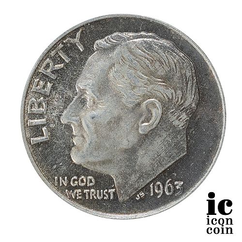 1963 Roosevelt Dime - Uncirculated - Beautiful Silver Coin!
