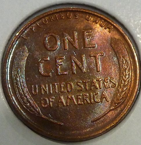 1929-P RED / BROWN Uncirculated  Lincoln Wheat Cent  R&B ( 140-17)
