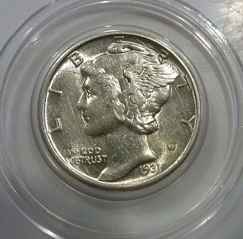 1931-P UNC Mercury Dime Uncirculated ( 300-39)