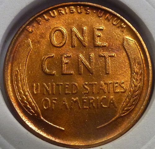 1931-D Gem AU BU RED Lincoln Wheat Cent (10016)