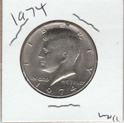 1974     KENNEDY HALF DOLLAR