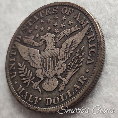 1909 ~ Barber Half Dollar ~ Fine