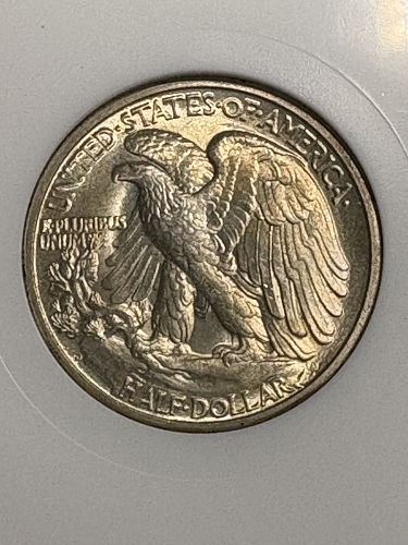 1946-D Walking Liberty Half Dollar NGC MS64