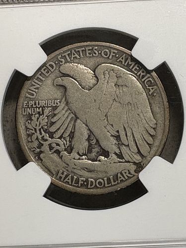 1921-S Walking Liberty Half Dollar NGC F12