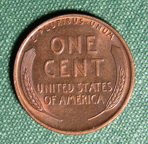 1938 D Wheat Back Lincoln Cent