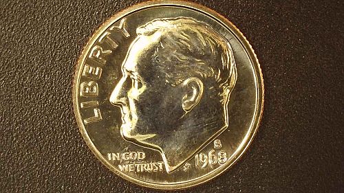 1968-s PR Dime