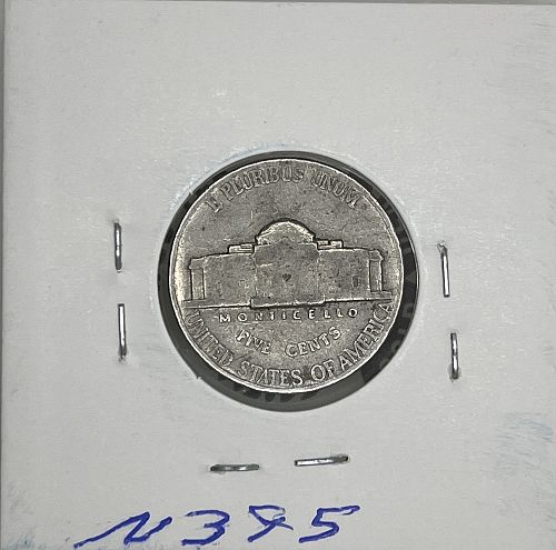1939P 5 Cents Jefferson Nickel (N395)