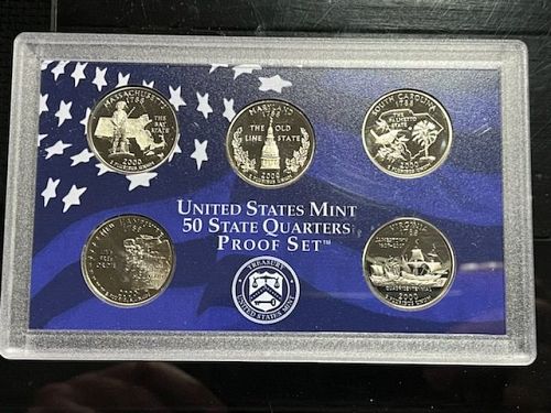 2000-S US Mint America The Beautiful Quarters Quarters Proof Set