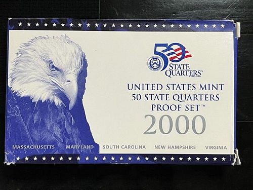2000-S US Mint America The Beautiful Quarters Quarters Proof Set