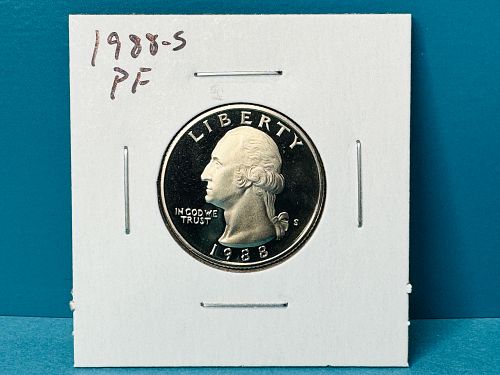 1988-S Proof Washington Quarter