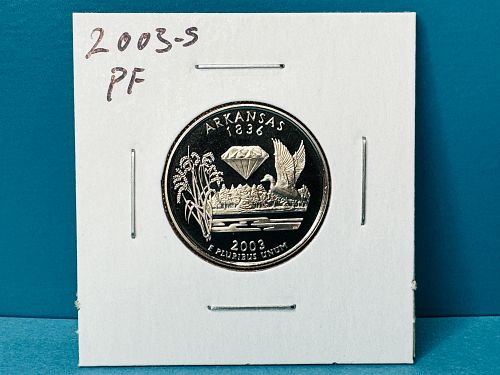 2003-S Proof Arkansas 50 State Quarter