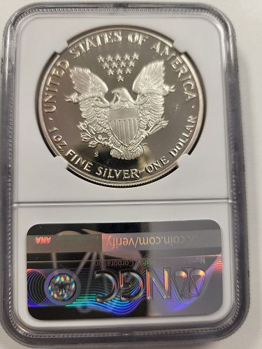 1986 S Silver Eagle  PF 69 Ultra Cameo