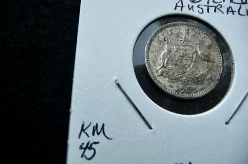 Australia 1951 6 pence