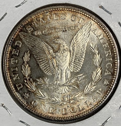 1881-S Morgan Silver Dollar, MS60+ (8330)