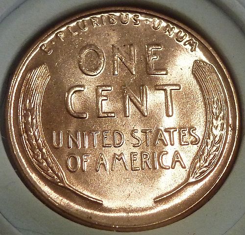 1935-S RED Uncirculated  Lincoln Wheat Cent  ( 313-25)
