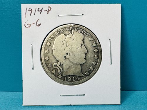 1914-P Barber Half Dollar *Key Date*