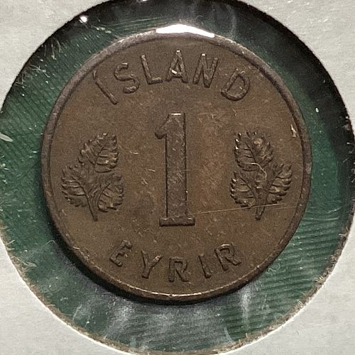 1953 Iceland 1 Eyrir