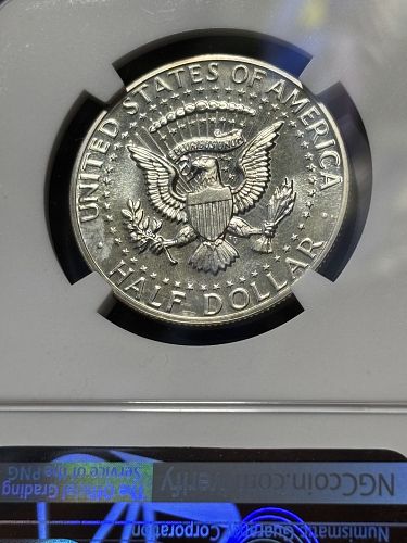 1964 P PROOF SILVER KENNEDY HALF DOLLAR - NGC PF67