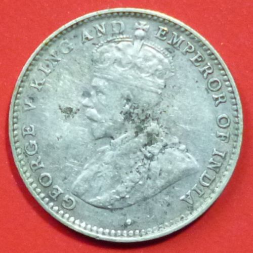 Ceylon Sri Lanka 10 Cents 1917 KM# 104