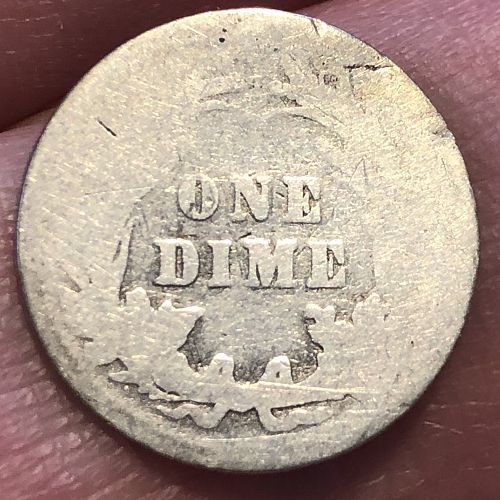 1907-P Barber Dime - AG (About Good) condition