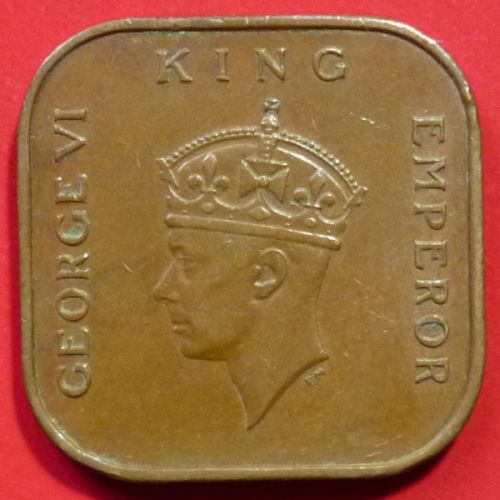 Malaya 1 Cent 1940 KM# 2