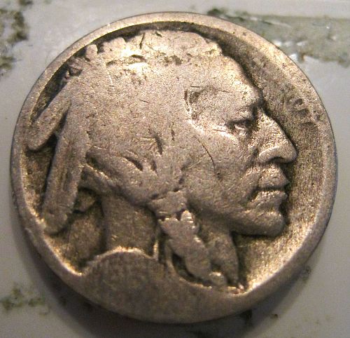 1913-D TYPE 2 ON PLAIN BUFFALO NICKEL RR13DT2 #3