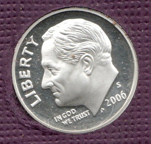 2006 S Roosevelt Dimes: Silver Proof -#03-003
