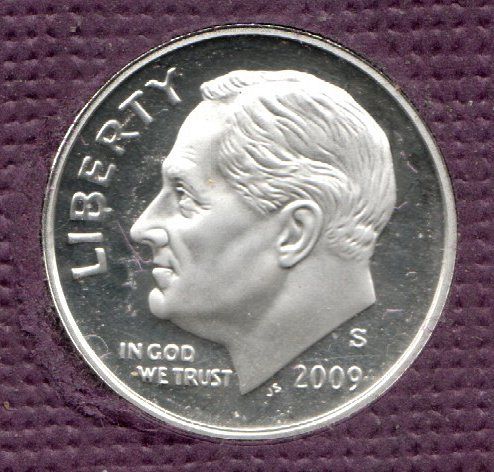 2009 S Roosevelt Dimes: Silver Proof -#03-006