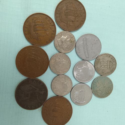 D)  ...13   DIFFERENT  COINs.. CIRCULATED
