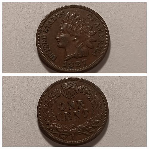1887 Indian Head Cent