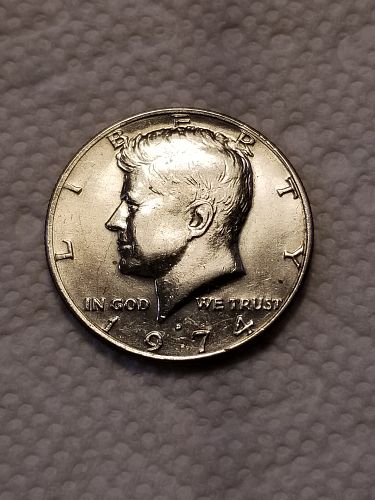 1974 D Kennedy Half Dollar