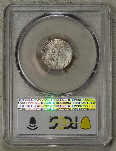1934-D Mercury Dime, Choice Uncirculated, PCGS MS-64FB