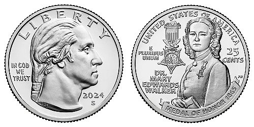 2024-S Mary Edwards Walker - American Women Quarter