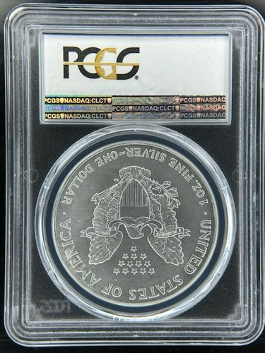 2002 American Silver Eagle - PCGS Graded MS69