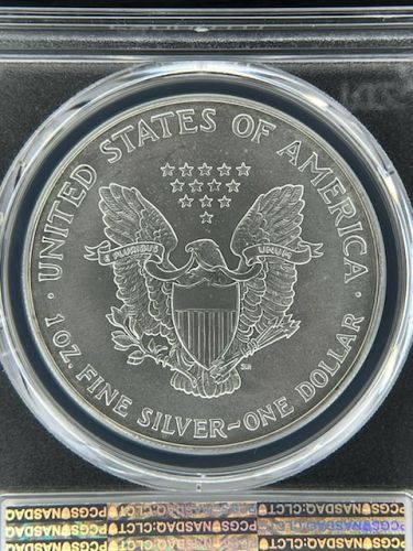 2002 American Silver Eagle - PCGS Graded MS69