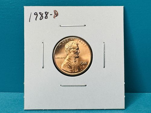 1988-D Lincoln Memorial Cent