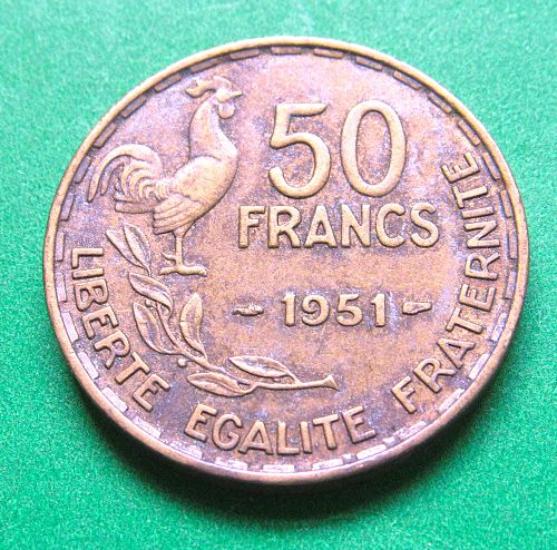 1951 France - 50 Francs