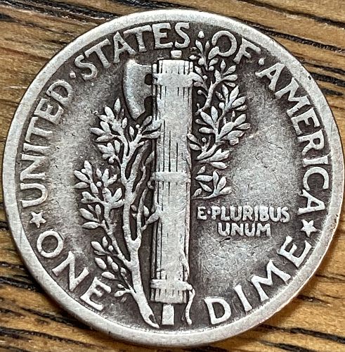 1931 mercury dime in FINE condition