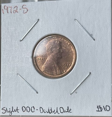 1972-S Lincoln Memorial Penny